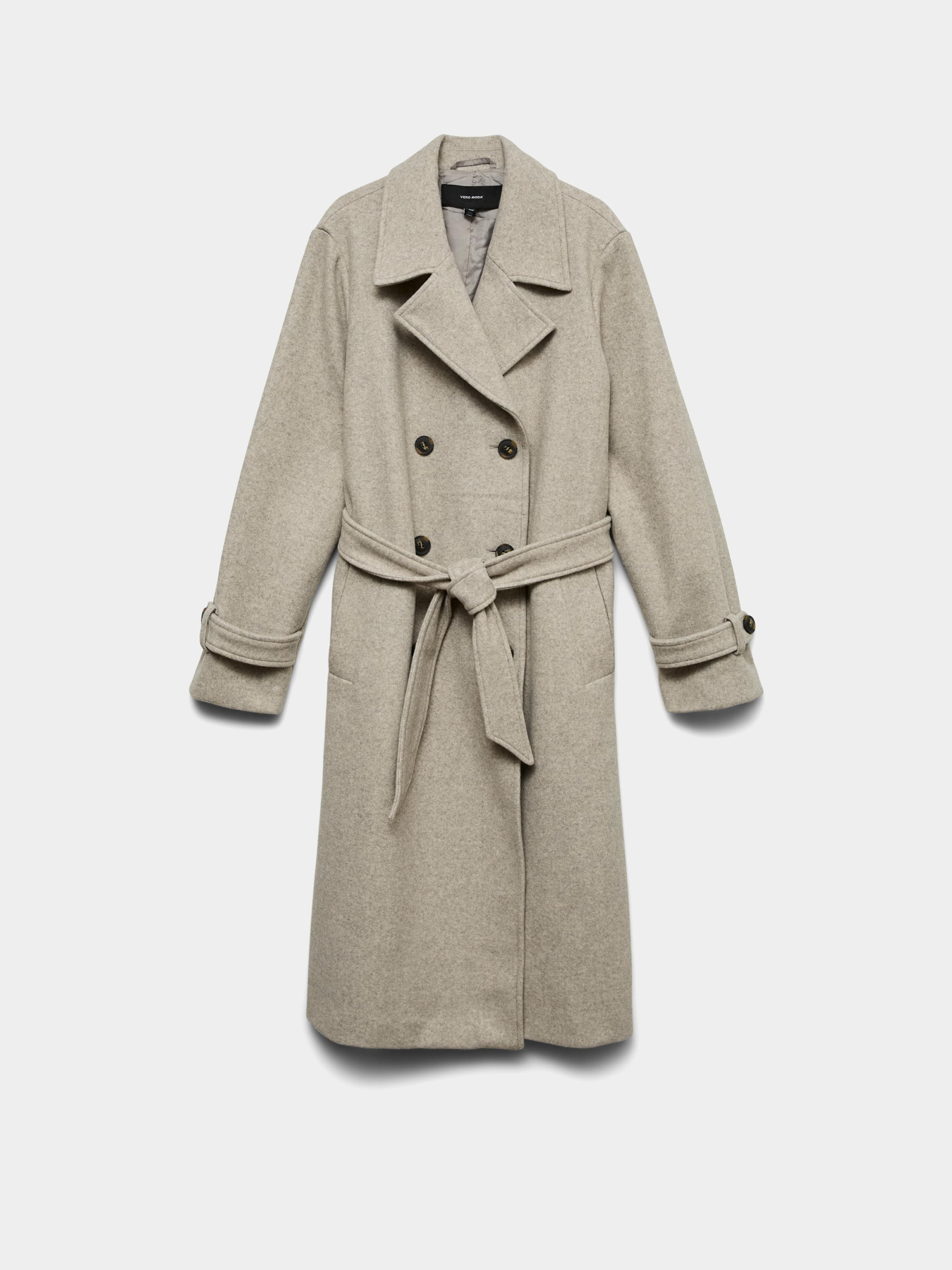 Тренч Vero Moda модель 10289870_Silver Mink MELANGE Фото