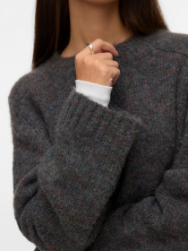 Джемпер Vero Moda модель 10331365_Dark Grey Melange LL 51 FR Фото