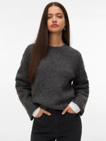 Джемпер Vero Moda модель 10331365_Dark Grey Melange LL 51 FR Фото