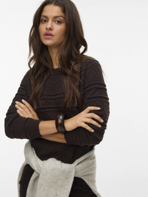 Джемпер Vero Moda модель 10331890_Chocolate Torte Фото