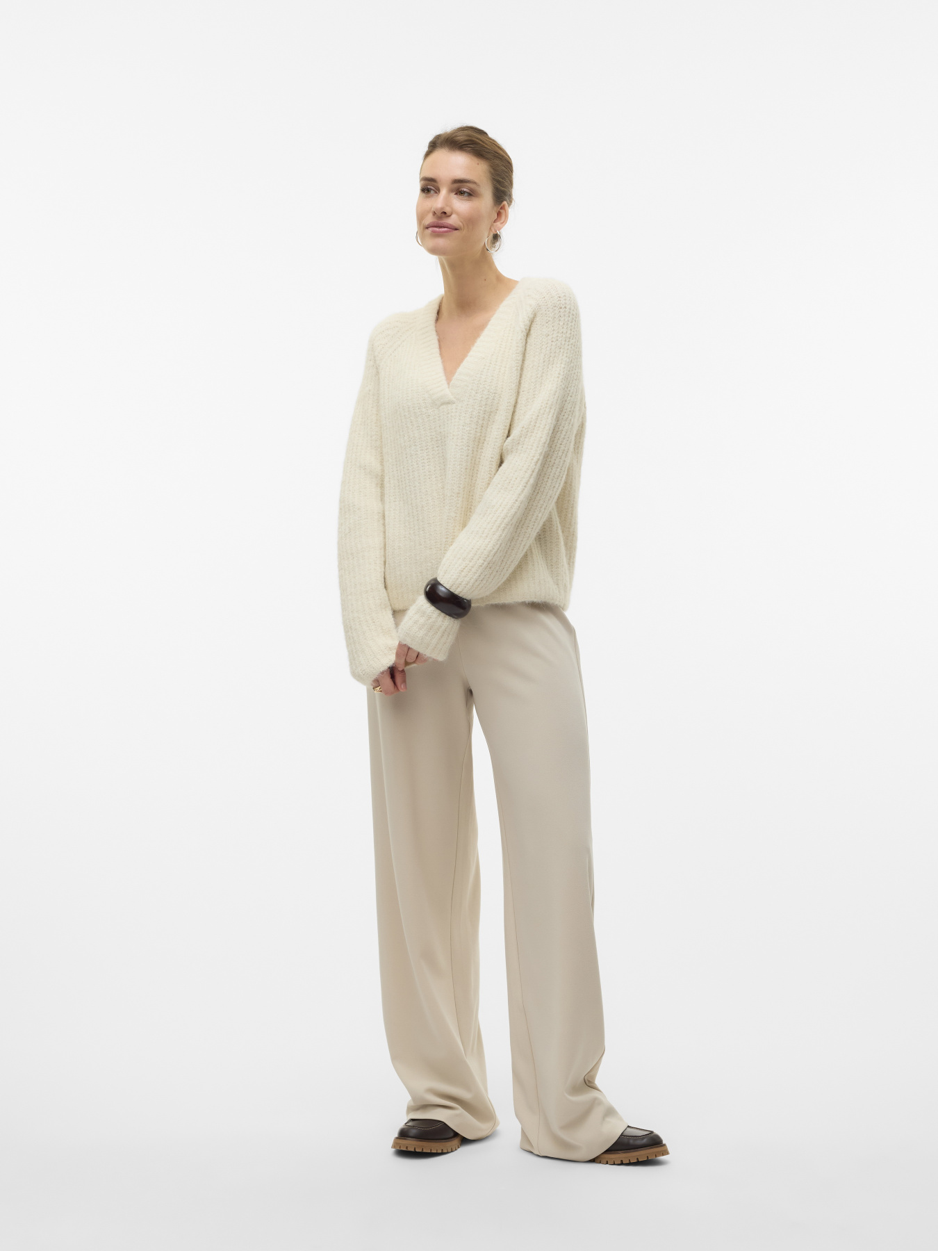 Палаццо Vero Moda модель 10318454_Pumice Stone Фото