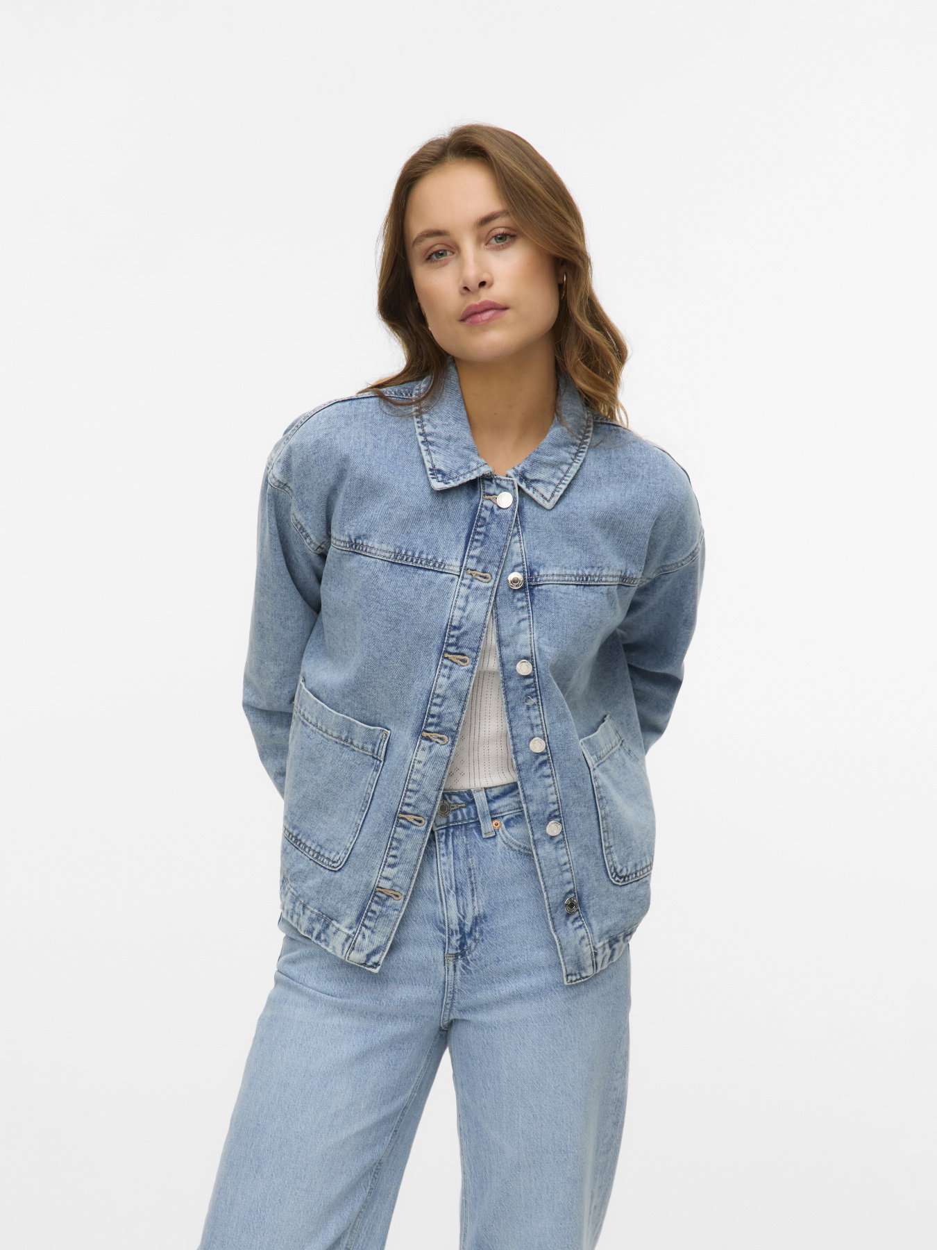 Джинсова куртка Vero Moda модель 10331693_Light Blue Denim Фото