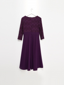 Сукня міді Vero Moda модель 316361513092_фіолетовий Фото