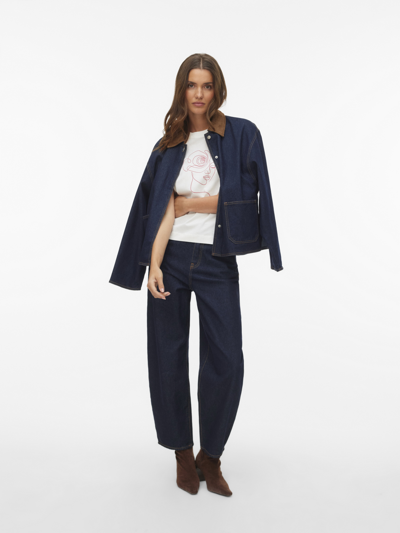 Футболка Vero Moda модель 10346290_Snow White ROSE LADY Фото