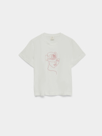 Футболка Vero Moda модель 10346290_Snow White ROSE LADY Фото