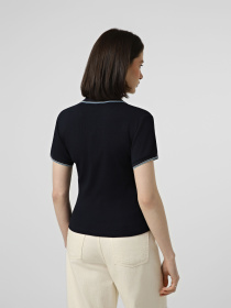 Футболки і поло Vero Moda CHLOE SHORT POLO модель 10342882_Navy Blazer Snow white + a Фото