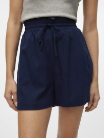 Шорти Vero Moda MYMILO HW PAPERBAG SHORTS модель 10303668_Navy Blazer Фото