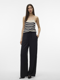 Брюки Vero Moda BREE HW LONG LOOSE TENCEL PANT модель 10304898_Black Denim Фото