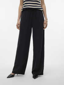 Брюки Vero Moda BREE HW LONG LOOSE TENCEL PANT модель 10304898_Black Denim Фото