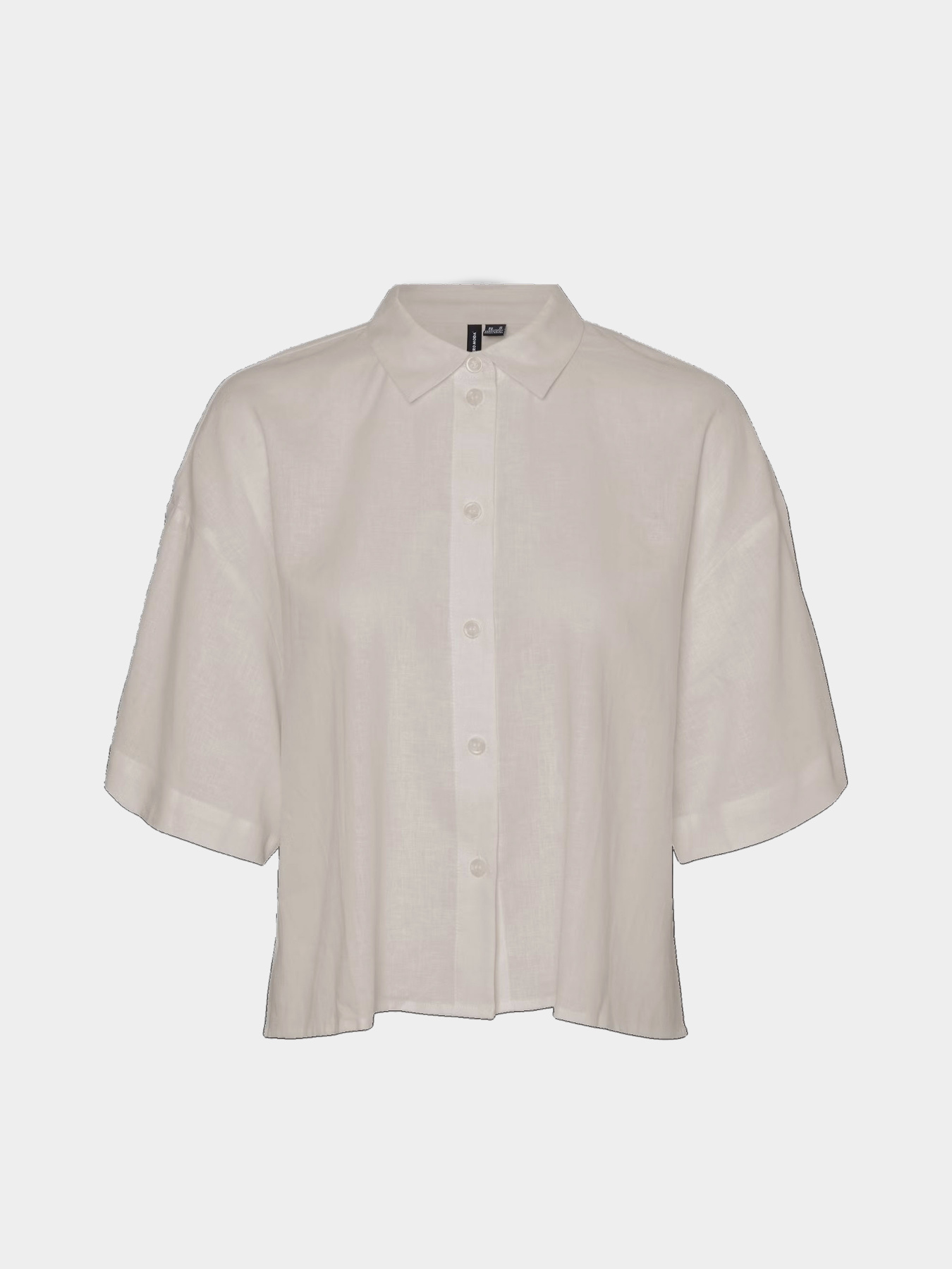 Сорочки Vero Moda LINN 2/4 SHORT SHIRT модель 10306820_Moonbeam Фото