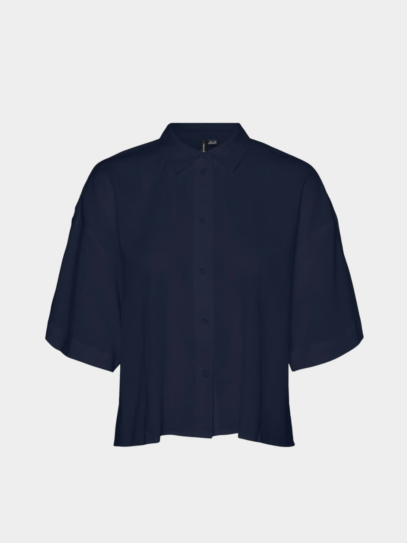 Сорочки Vero Moda LINN 2/4 SHORT SHIRT модель 10306820_Navy Blazer Фото
