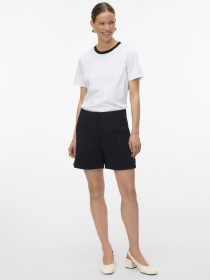 Футболки и поло Vero Moda PAULINA SS T-SHIRT модель 10316991_Bright White Black Necklin Фото