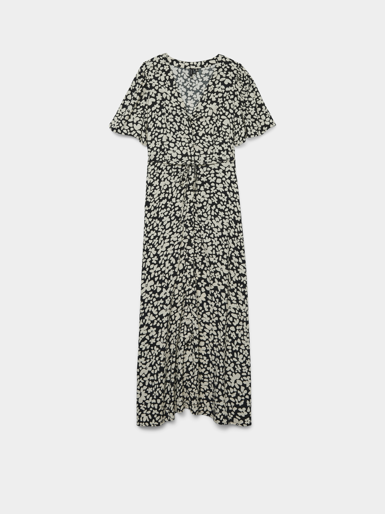 Сукні Vero Moda ALBA SS CALF DRESS модель 10330301_Black Sussie Snow White Фото