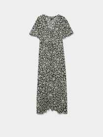 Сукні Vero Moda ALBA SS CALF DRESS модель 10330301_Black Sussie Snow White Фото