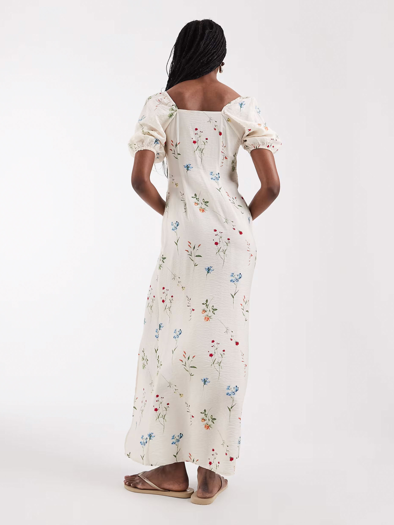 Платья Vero Moda JOSIE 2/4 TIE ANKLE DRESS модель 10341593_Birch Bina Фото