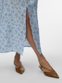 Платья Vero Moda JOSIE 2/4 TIE ANKLE DRESS модель 10341593_Cashmere Blue Blue molly Фото