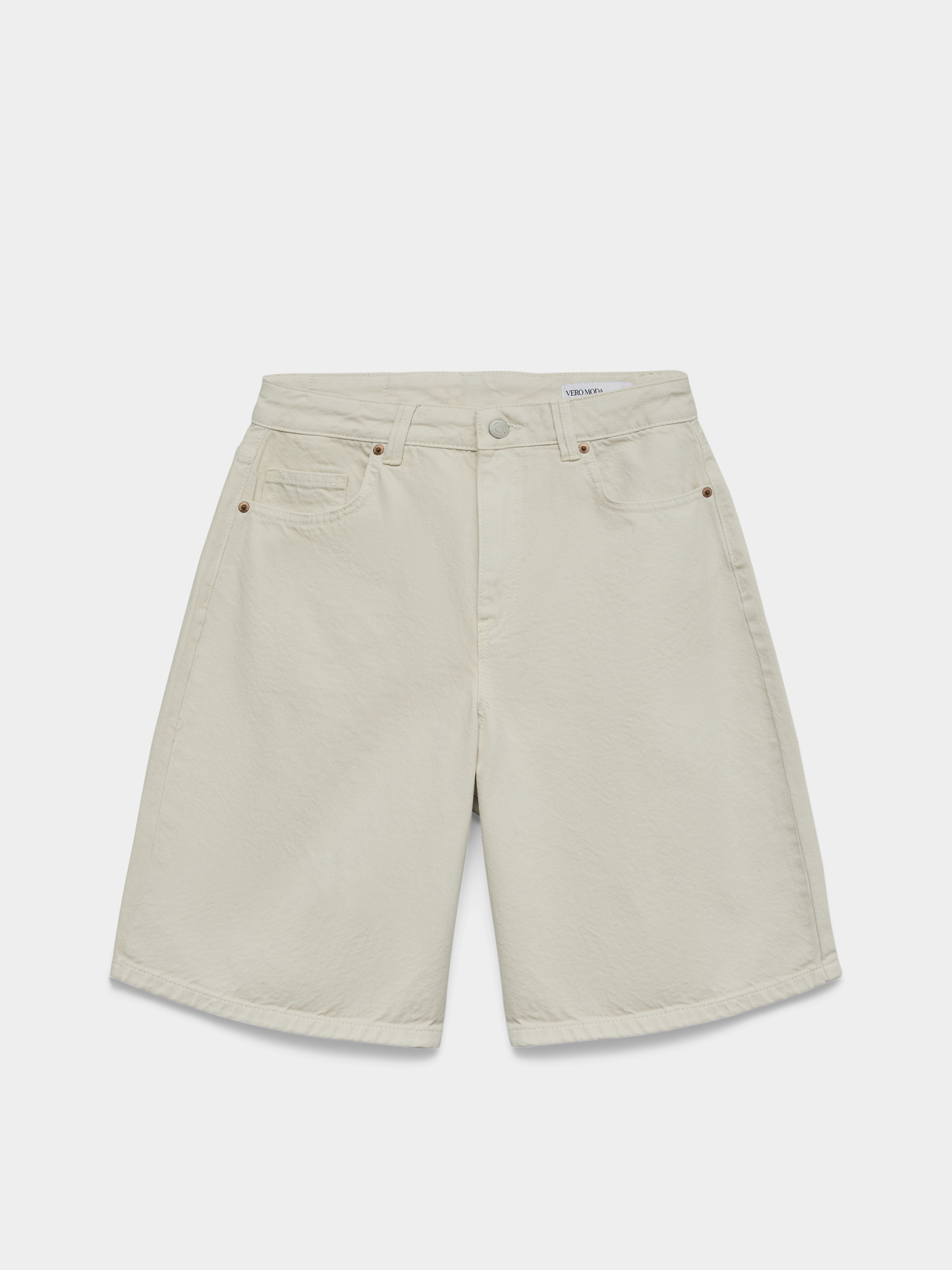Шорти Vero Moda HADLEY MR BERMUDA DENIM  SHORT модель 10342092_Ecru Фото