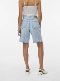 Шорты Vero Moda HADLEY MR BERMUDA DENIM  SHORT модель 10342092_Light Blue Denim Фото