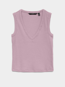 Футболки и поло Vero Moda CHLOE SHORT DEEP V-NECK TOP модель 10342916_Roseate Spoonbill Фото