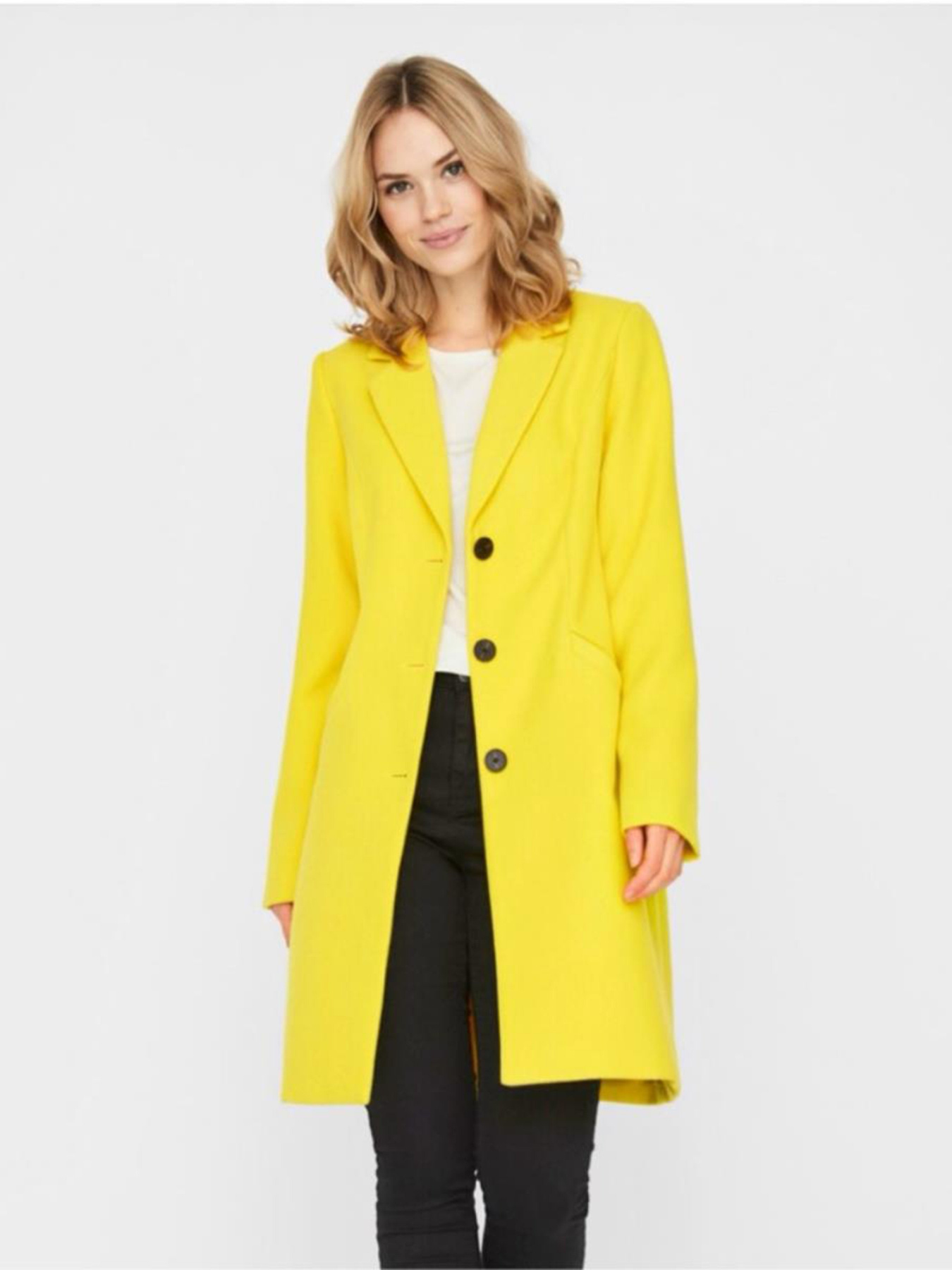 Пальта та плащі Vero Moda модель 10230750_жовтий Фото