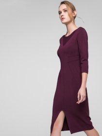 Платье миди Vero Moda модель 316446511092_т.бордовий Платье миди Vero Moda модель 316446511092_т.бордовий Фото