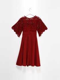 Платье миди Vero Moda модель 316461507072_т.червоний Фото
