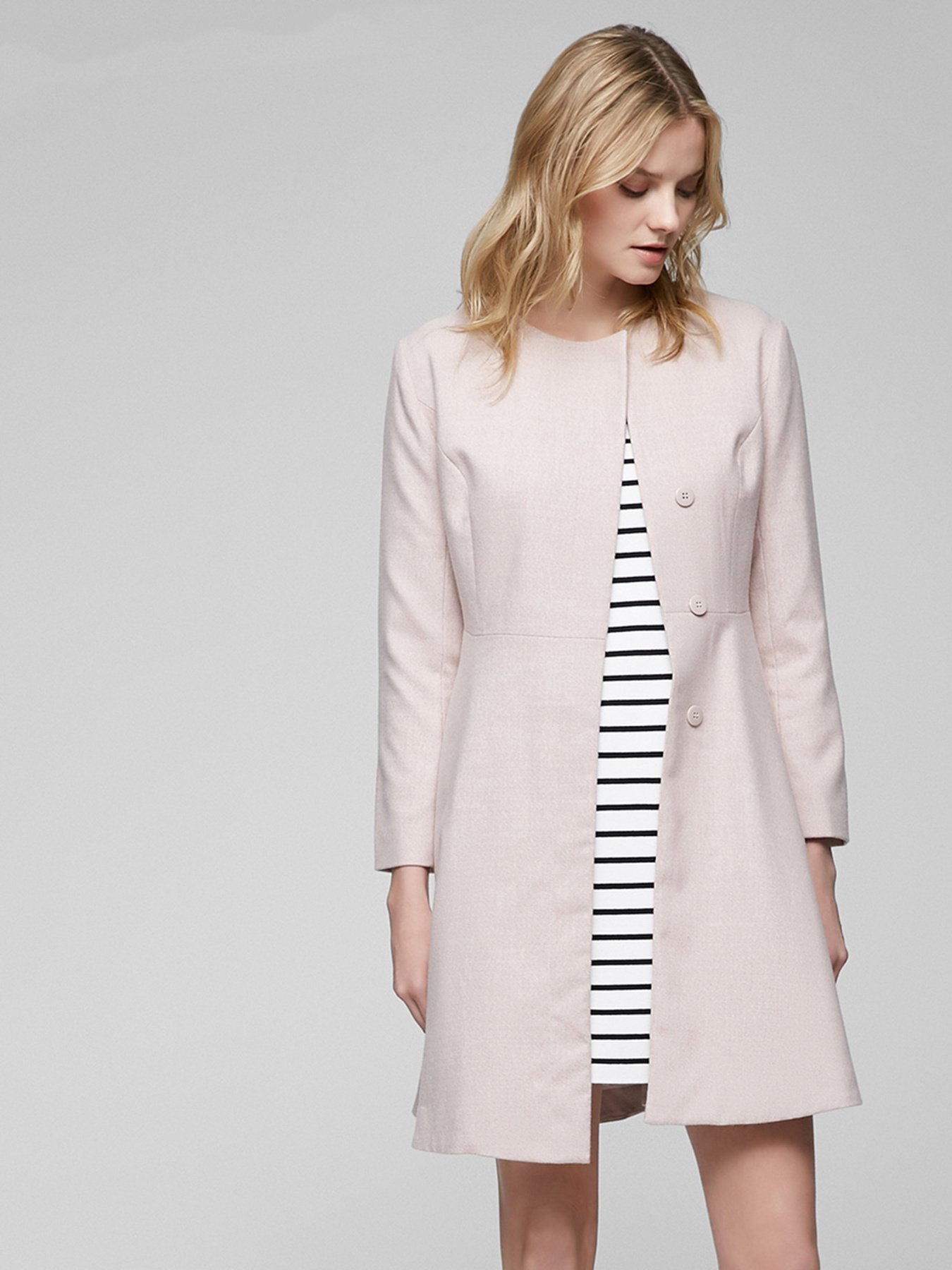 Пальто Vero Moda модель 317109501C15_с.персиковий Фото