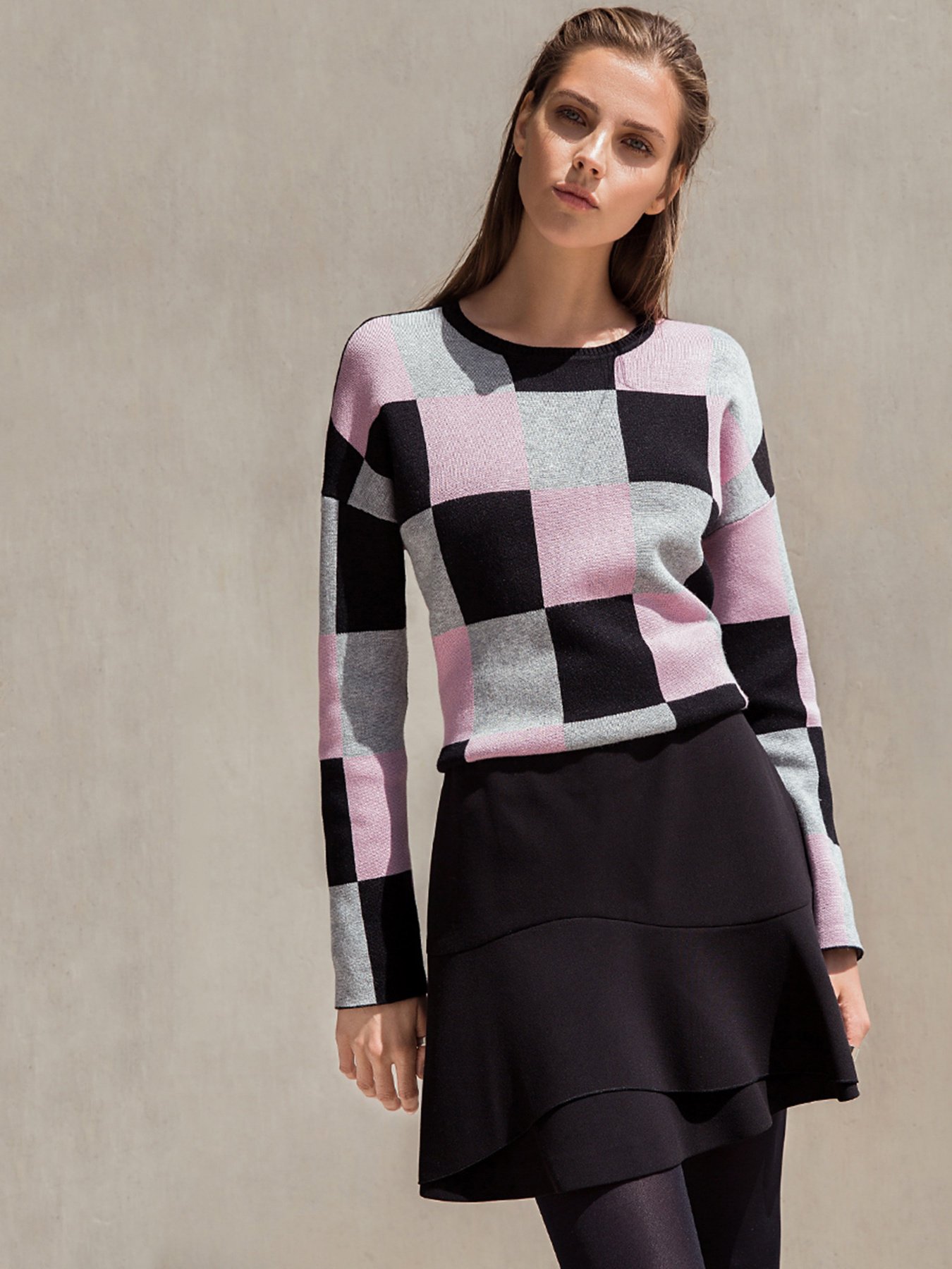 Юбка миди Vero Moda модель 317116501E40_чорний Фото