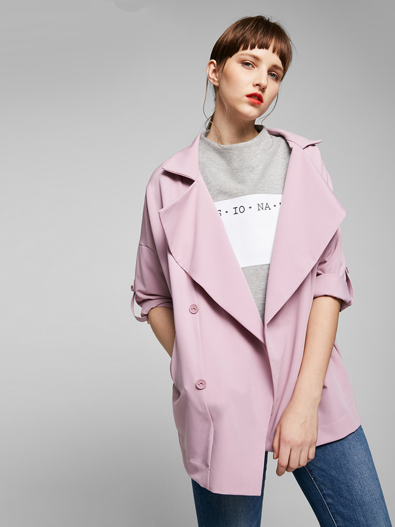 Плащ Vero Moda Модель 317117502E16_рожевий Фото