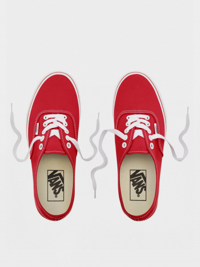 Кеди низькі Vans Authentic модель VN000EE3RED1 — фото 4 - INTERTOP