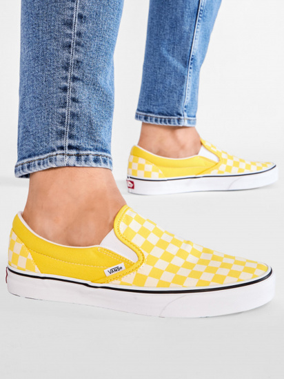 Сліпони Vans Checkerboard Classic Slip-On модель VN0A33TB42Z1 — фото 5 - INTERTOP