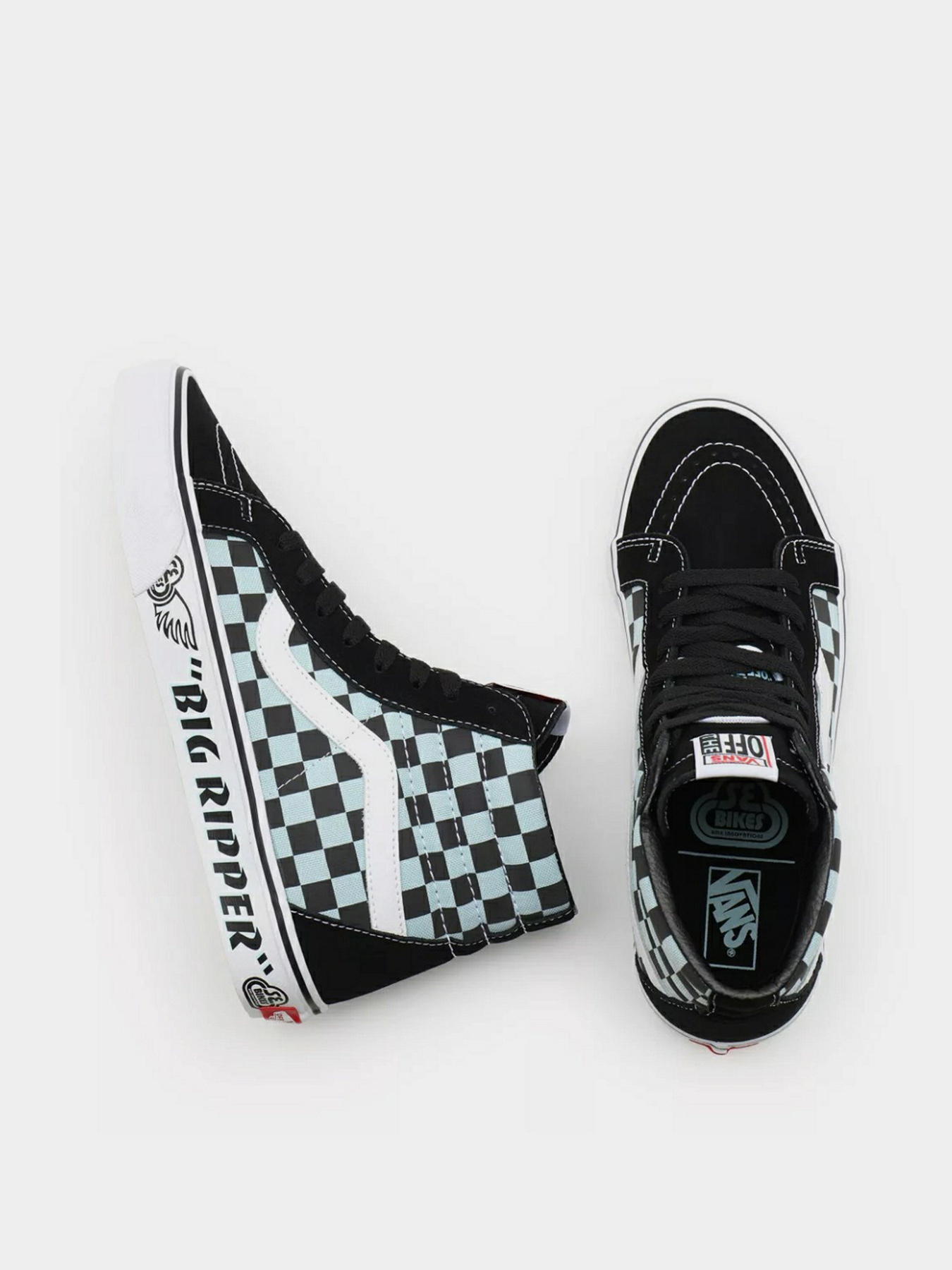 Кеды высокие Vans x SE Bikes Sk8-Hi Reissue модель VN0A4BV8A0E1 Фото