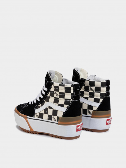 Кеди високі Vans Checkerboard Sk8-Hi Stacked модель VN0A4BTWVLV1 — фото 4 - INTERTOP