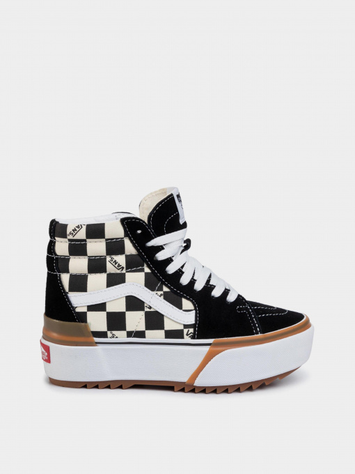 Кеды высокие Vans Checkerboard Sk8-Hi Stacked модель VN0A4BTWVLV1 Фото