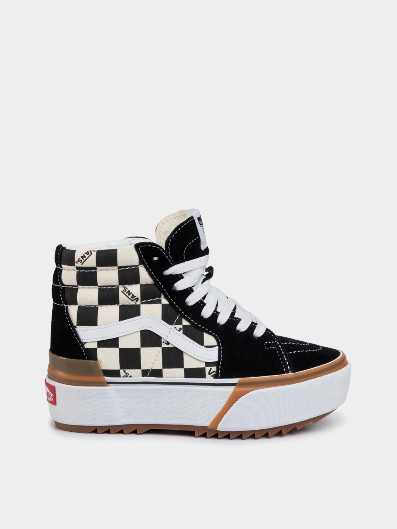 Кеды высокие Vans Checkerboard Sk8-Hi Stacked модель VN0A4BTWVLV1 Фото
