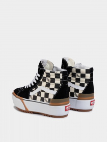 Кеды высокие Vans Checkerboard Sk8-Hi Stacked модель VN0A4BTWVLV1 Фото