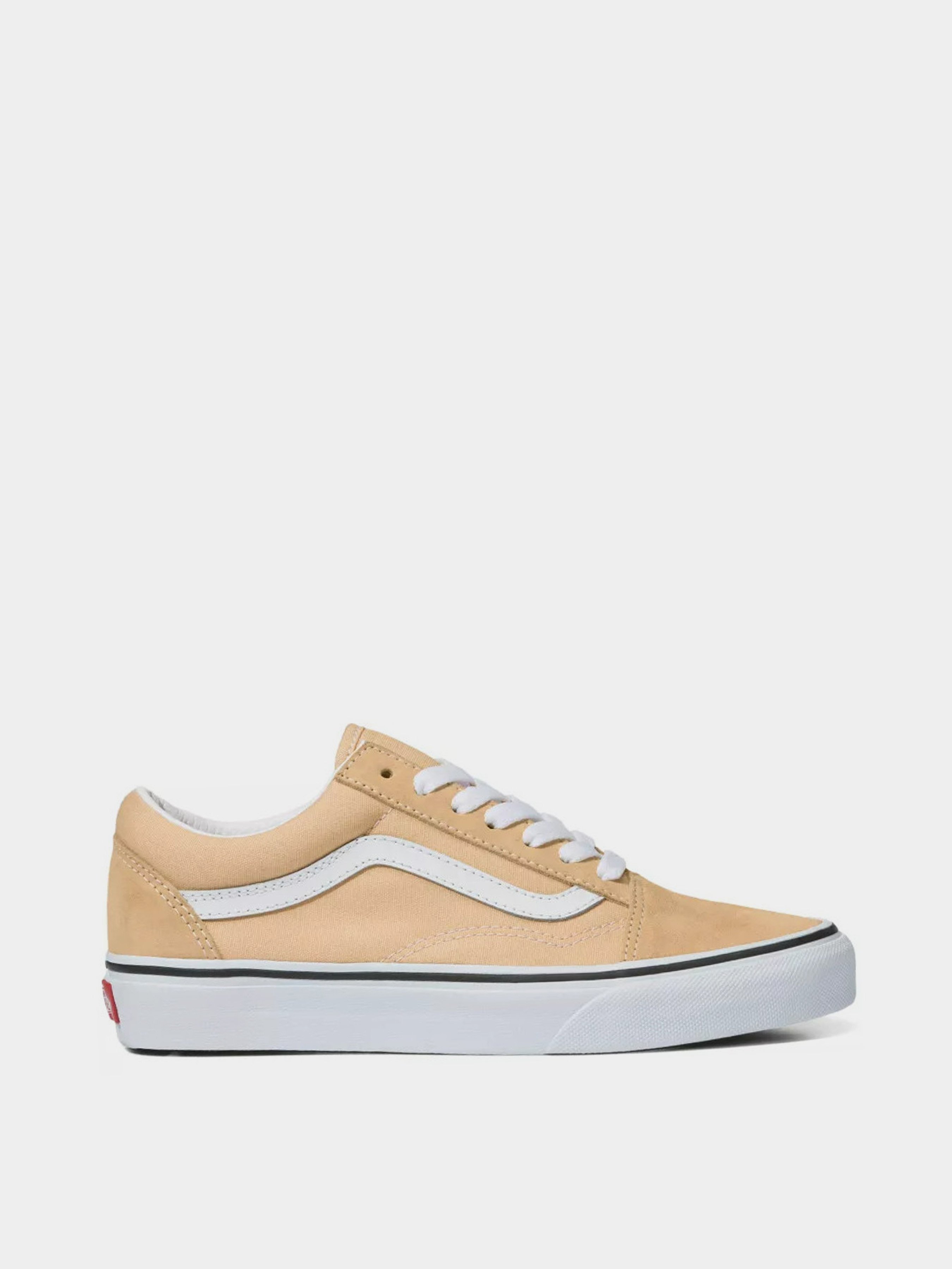 Жіночі Кеди низькі Vans Old Skool (VX864) колір бежевий, матеріал шкіра/текстиль Vans - купити в Україні