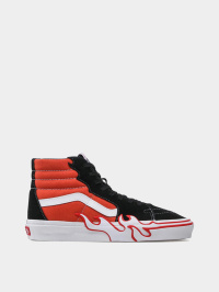 Бордовий - Кеди високі Vans Sk8-Hi