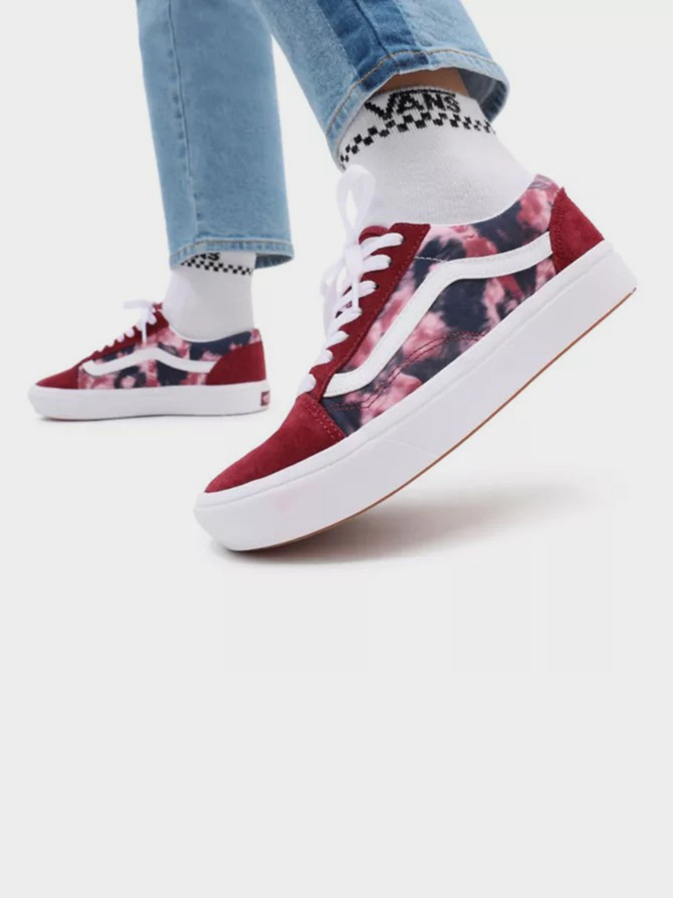 Кеды низкие Vans Grunge Wash Comfycush Old Skool модель VN0A5DYC9JZ1 Фото