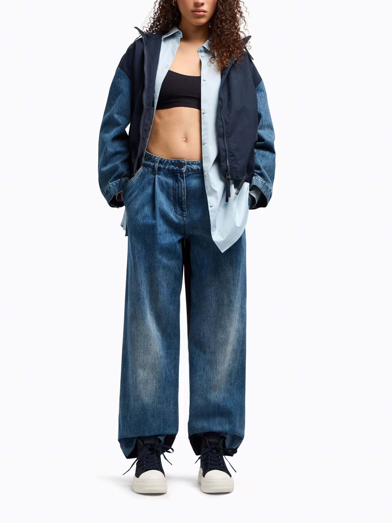 Кеди високі Armani Exchange модель XW001169-AF14599-MB005 Фото