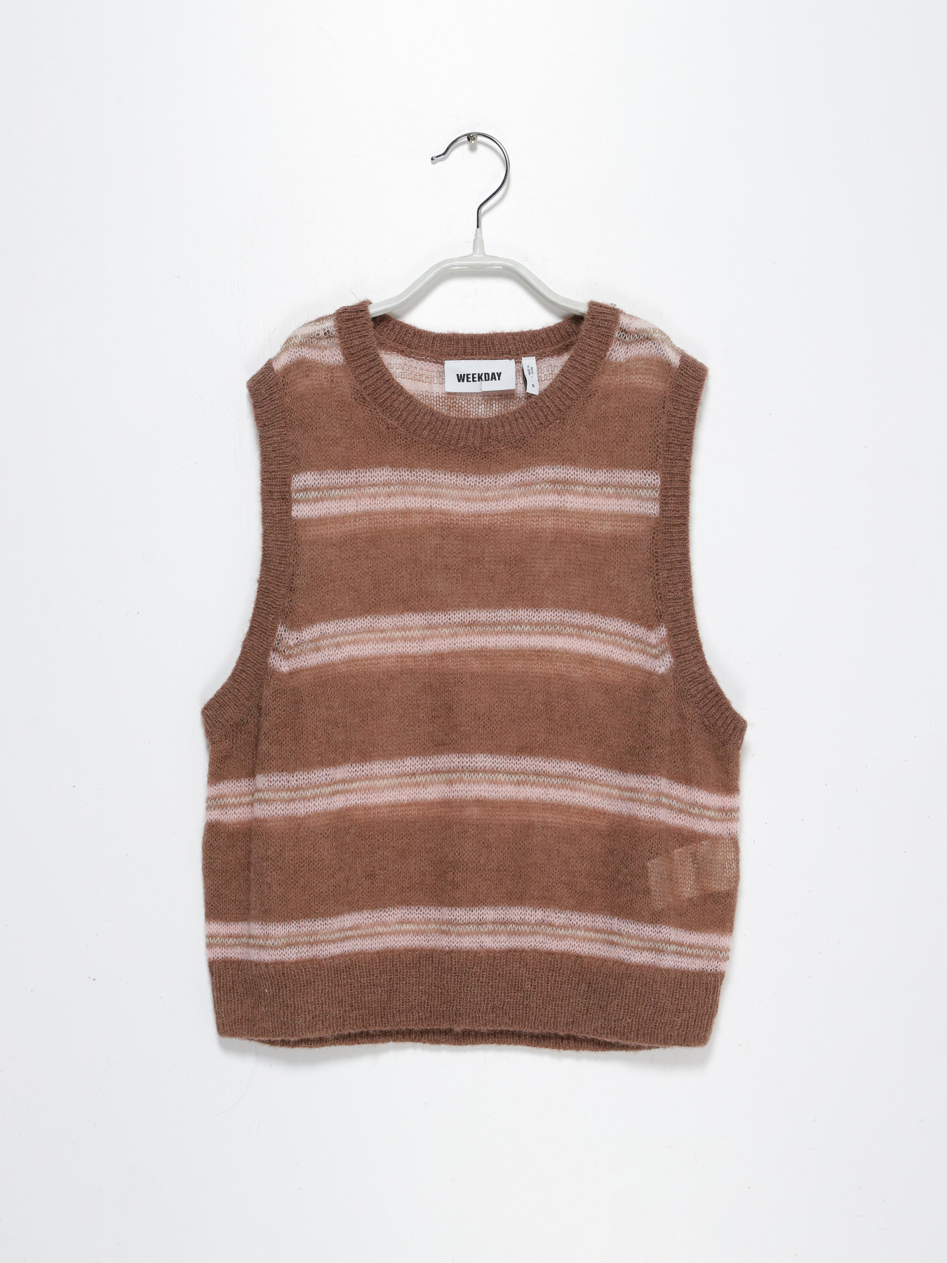 Жилет Weekday модель 0894818_коричневий комб. Жилет Weekday модель 0894818_коричневий комб. Фото