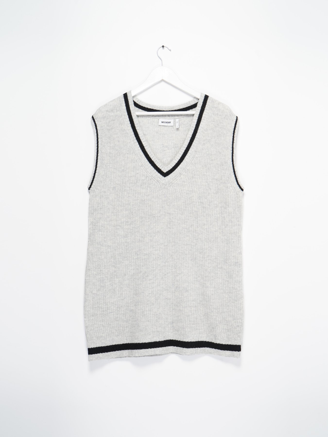 Жилет Weekday модель 0961607_сірий з чорним Фото