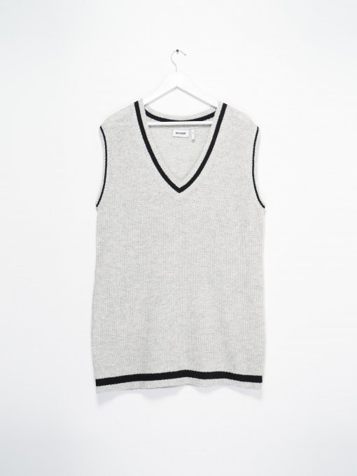 Жилет Weekday модель 0961607_сірий з чорним Фото