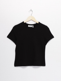 Футболка Weekday модель 0832239_чорний Фото