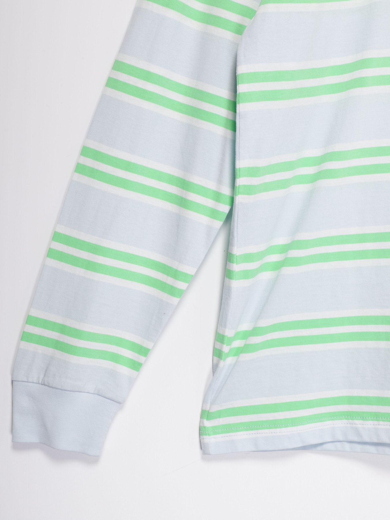 Лонгслив Weekday модель 0898095_блакитний комб. Фото