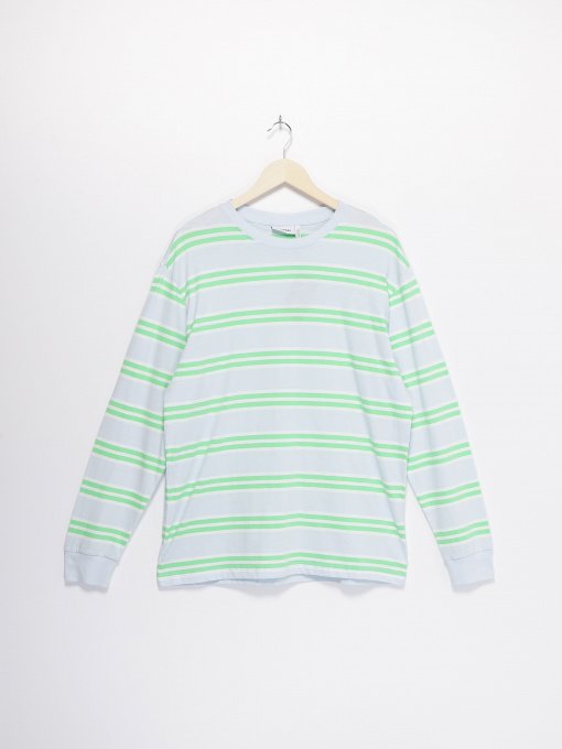 Лонгслив Weekday модель 0898095_блакитний комб. Фото