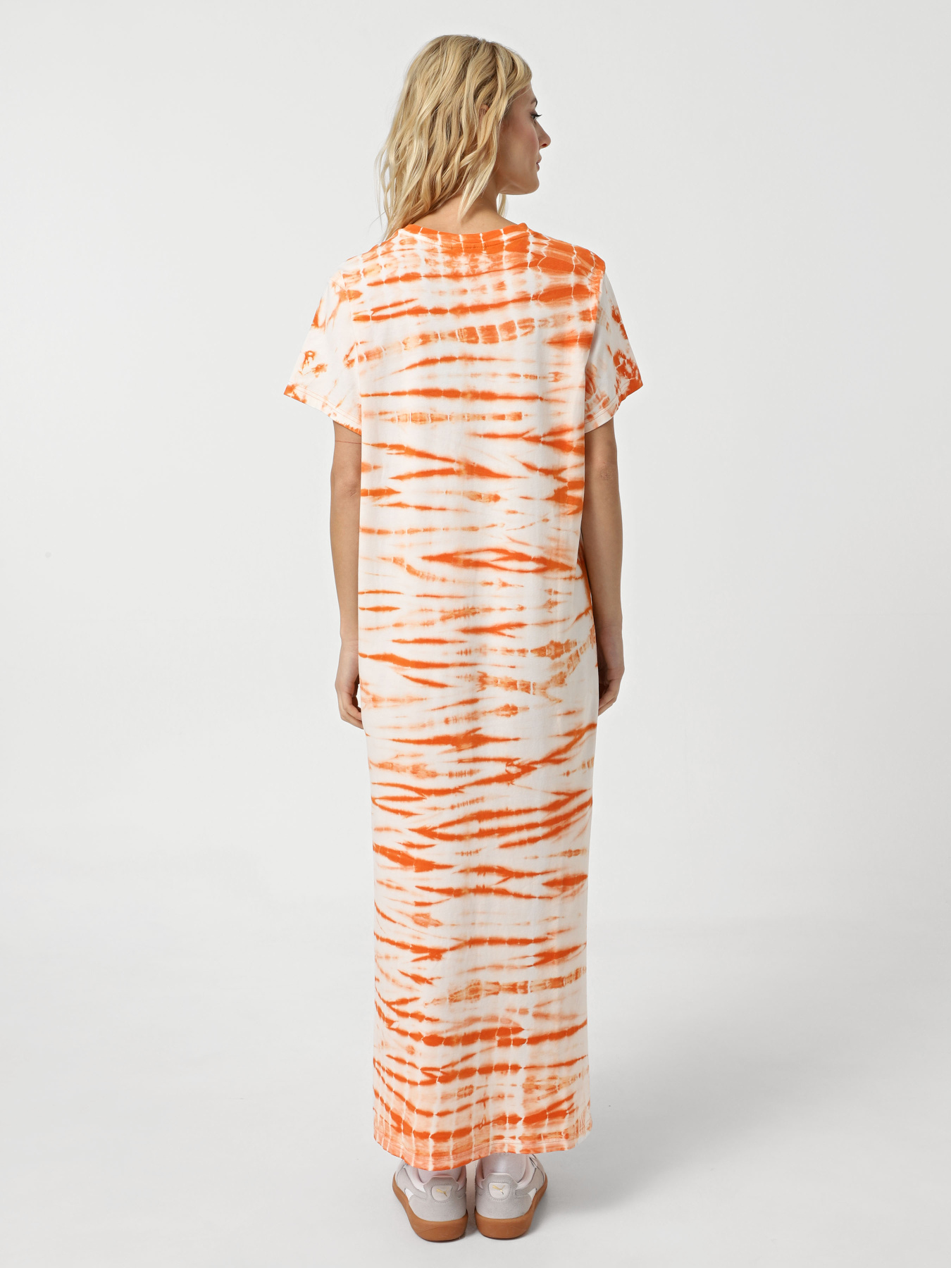 Платье миди Weekday модель 648460_ORANGE Платье миди Weekday модель 648460_ORANGE Фото