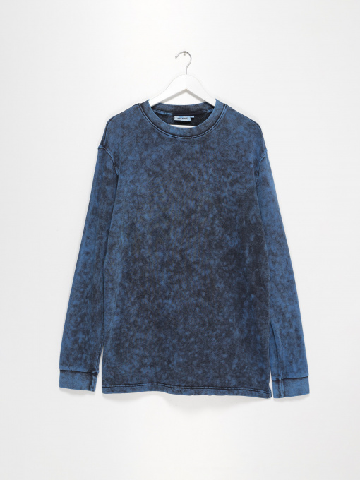 Світшот Weekday модель 0594860_синій комб. Фото