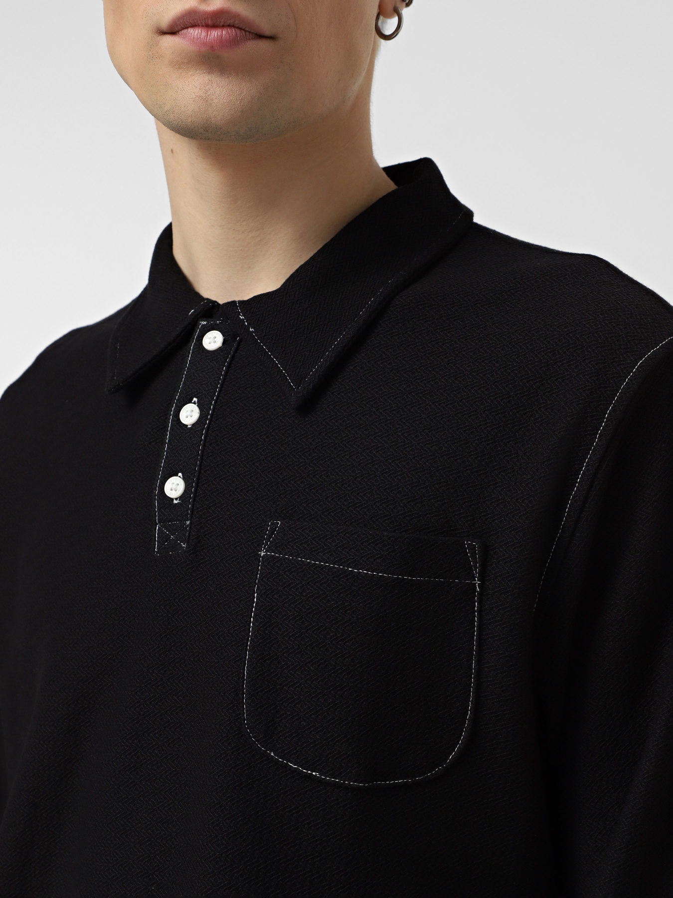 Поло Weekday модель 784696_BLACK Фото