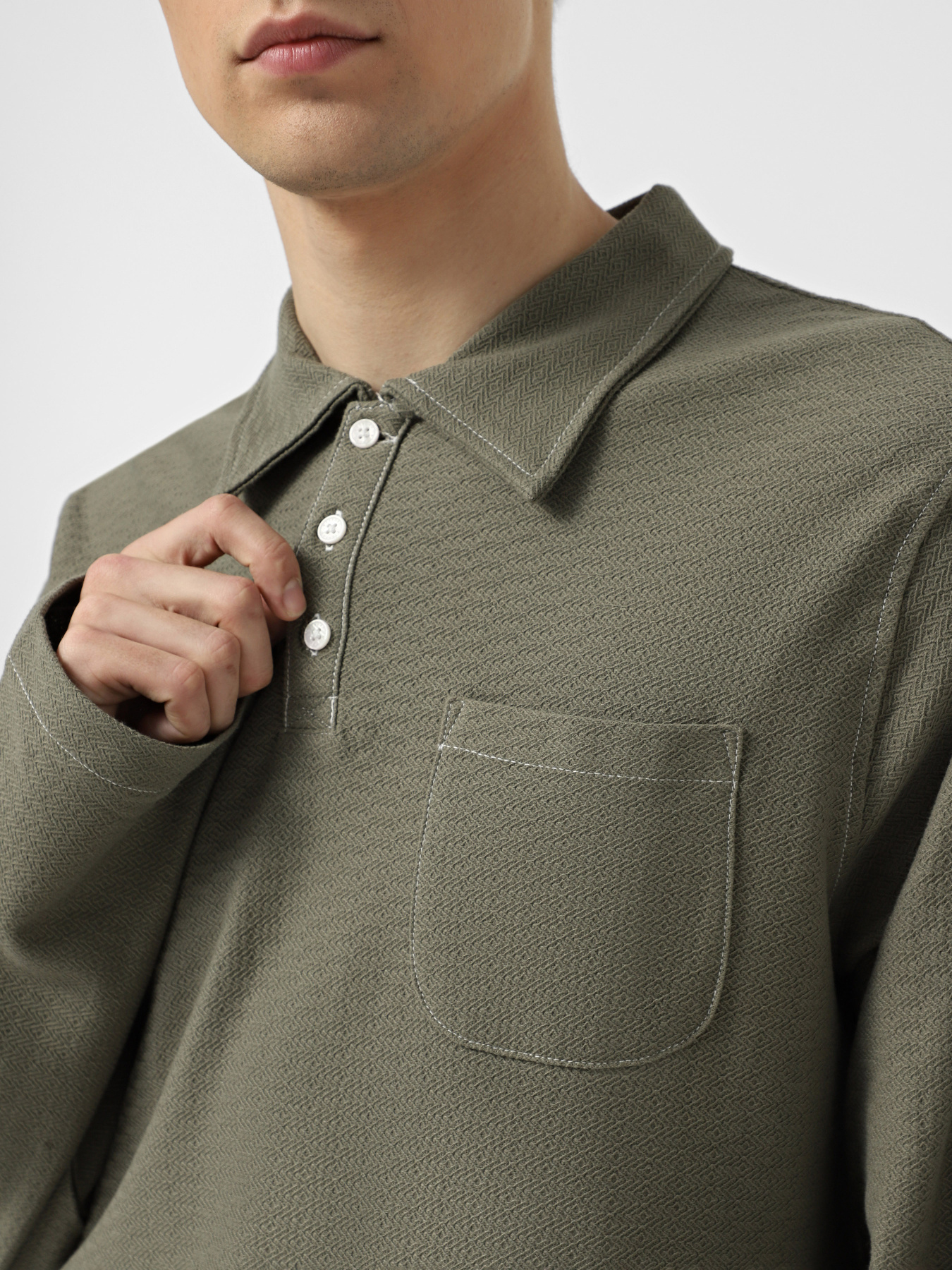 Поло Weekday модель 784696_GREEN Фото